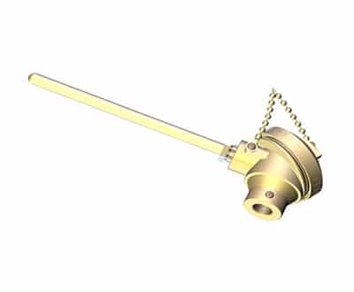 Head type thermocouple with metallic protector PF000321