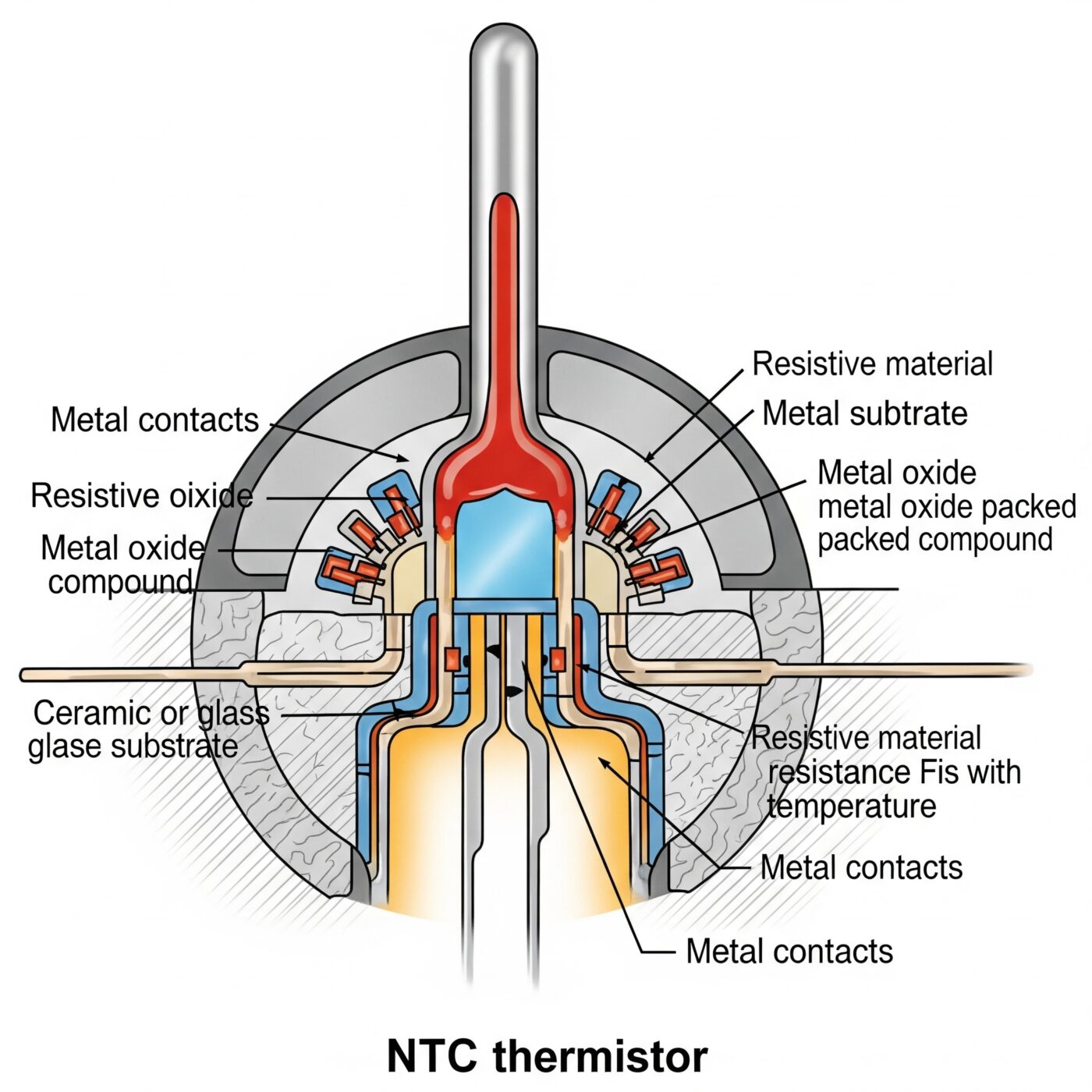 Thermistance et surveillance thermique dans l'industrie 2 Thermistance NTC