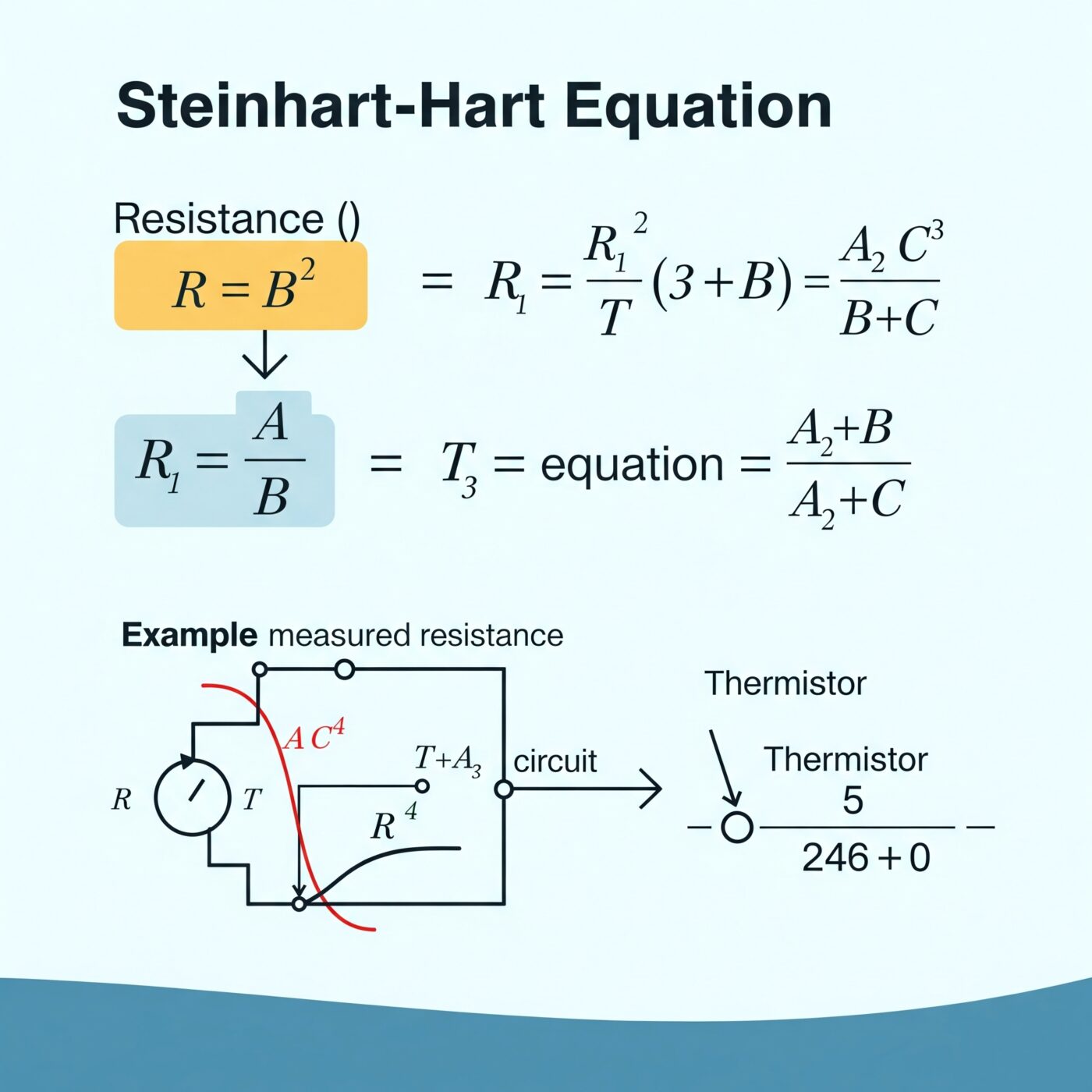 Thermistance et surveillance thermique dans l'industrie 1 lequation de Steinhart Hart