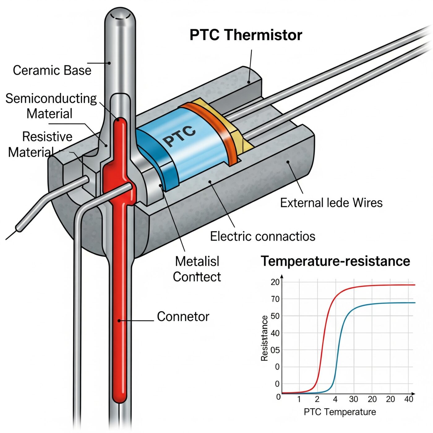 Thermistance et surveillance thermique dans l'industrie 3 thermistance PTC